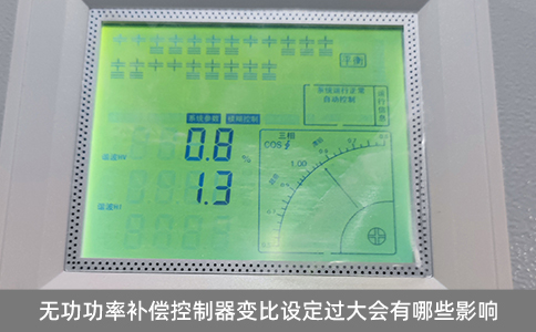 无功功率补偿控制器变比设定过大会有哪些影响