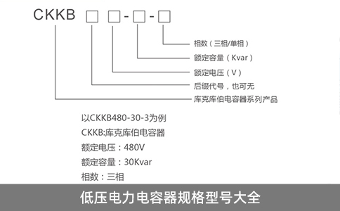 低压电力电容器规格型号大全