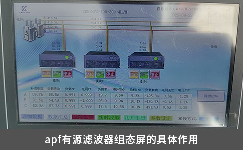 apf有源滤波器组态屏的具体作用